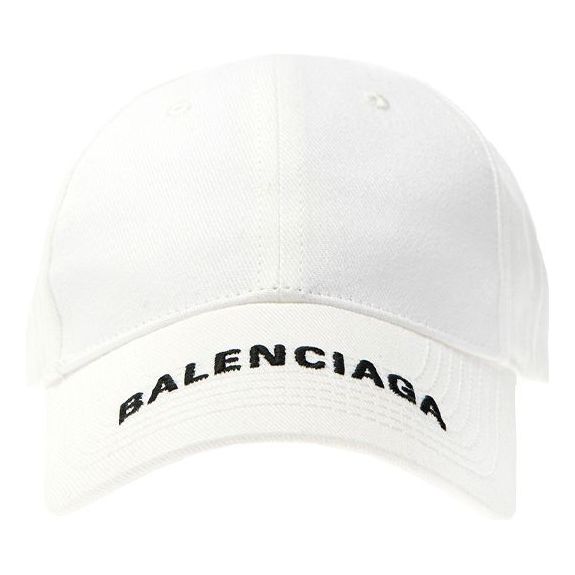 Balenciaga Logo Visor Cap 'White Black' 531588-410B2-9060