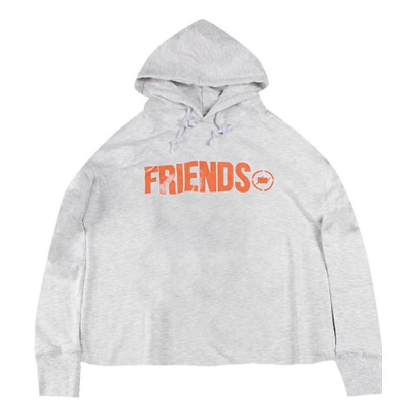 VLONE x Fragment Design Crossover Flash Large Logo Gray Orange VLHD17FW004-01