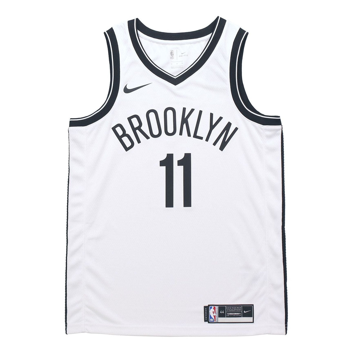 Nike NBA SW Fan Edition Brooklyn Nets Kyrie Irving 11 Basketball Sports Jersey White CW3584-105
