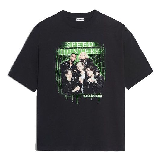 Balenciaga Speed Hunters Printing Black 556089TCV381000