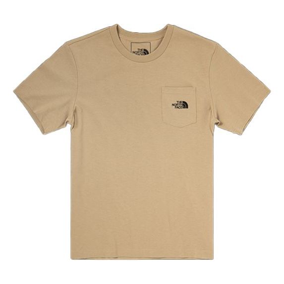 THE NORTH FACE Outdoor Breathable Short Sleeve Couple Style Khaki 4NEV-H7E