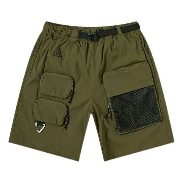 Men's Nike x ACG Multiple Pockets Cargo Sports Shorts Military Green CK7856-326