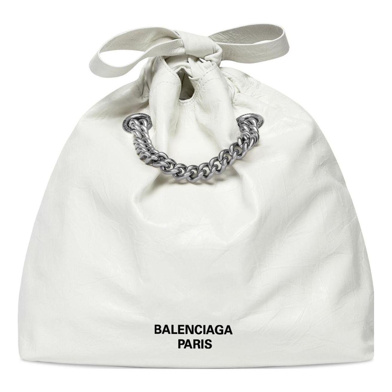 (WMNS) Balenciaga Crush Small Tote Bag 'Optic White' 742942210IU9001