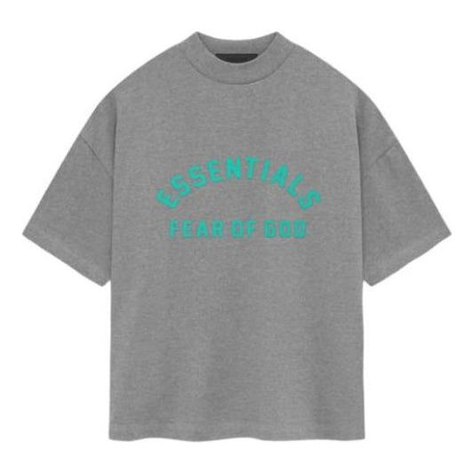 Fear of God Essentials SS24 Crewneck T-Shirt 'Dark Heather Oatmeal' 125SP242003F