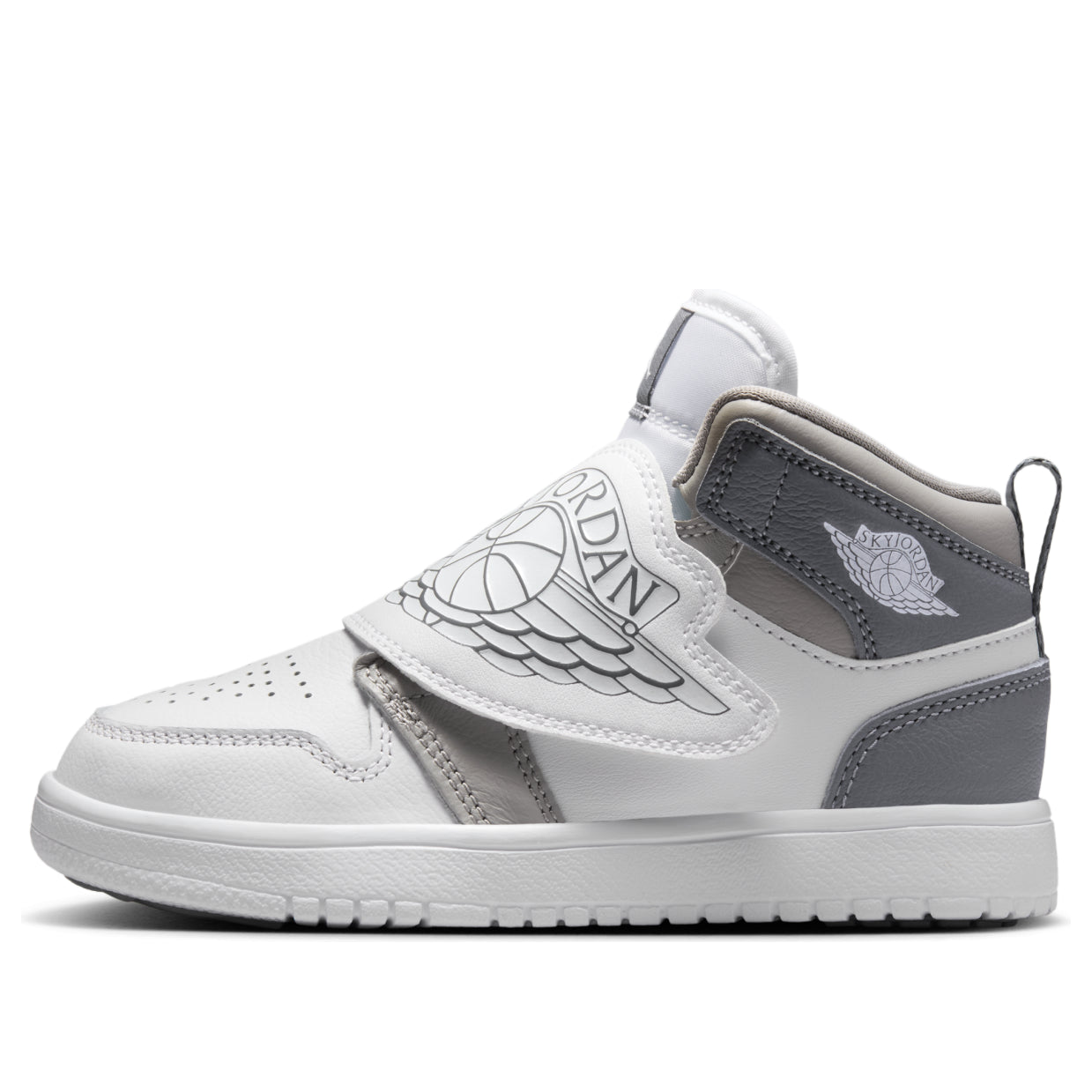(PS) Air Jordan Sky Jordan 1 'Medium Grey White Cool Grey' BQ7197-011