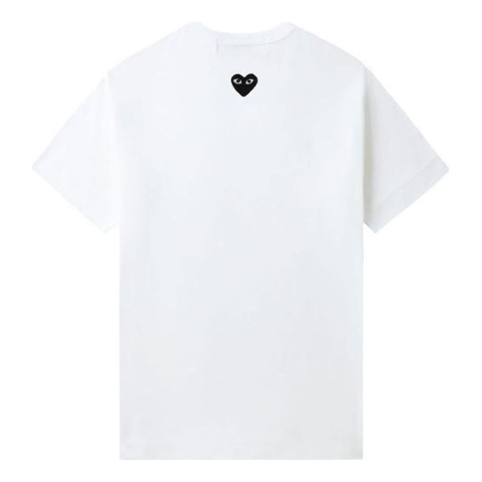 COMME des GARCONS PLAY SS25 Back Emblem T-Shirt 'White' AX-T341-051-3