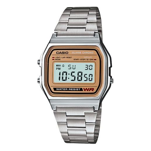 CASIO Vintage A158 Series 'Silver Brown' A158WEA-9