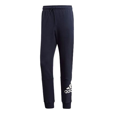 adidas logo Printing Casual Bundle Feet Sports Pants Blue FS4629