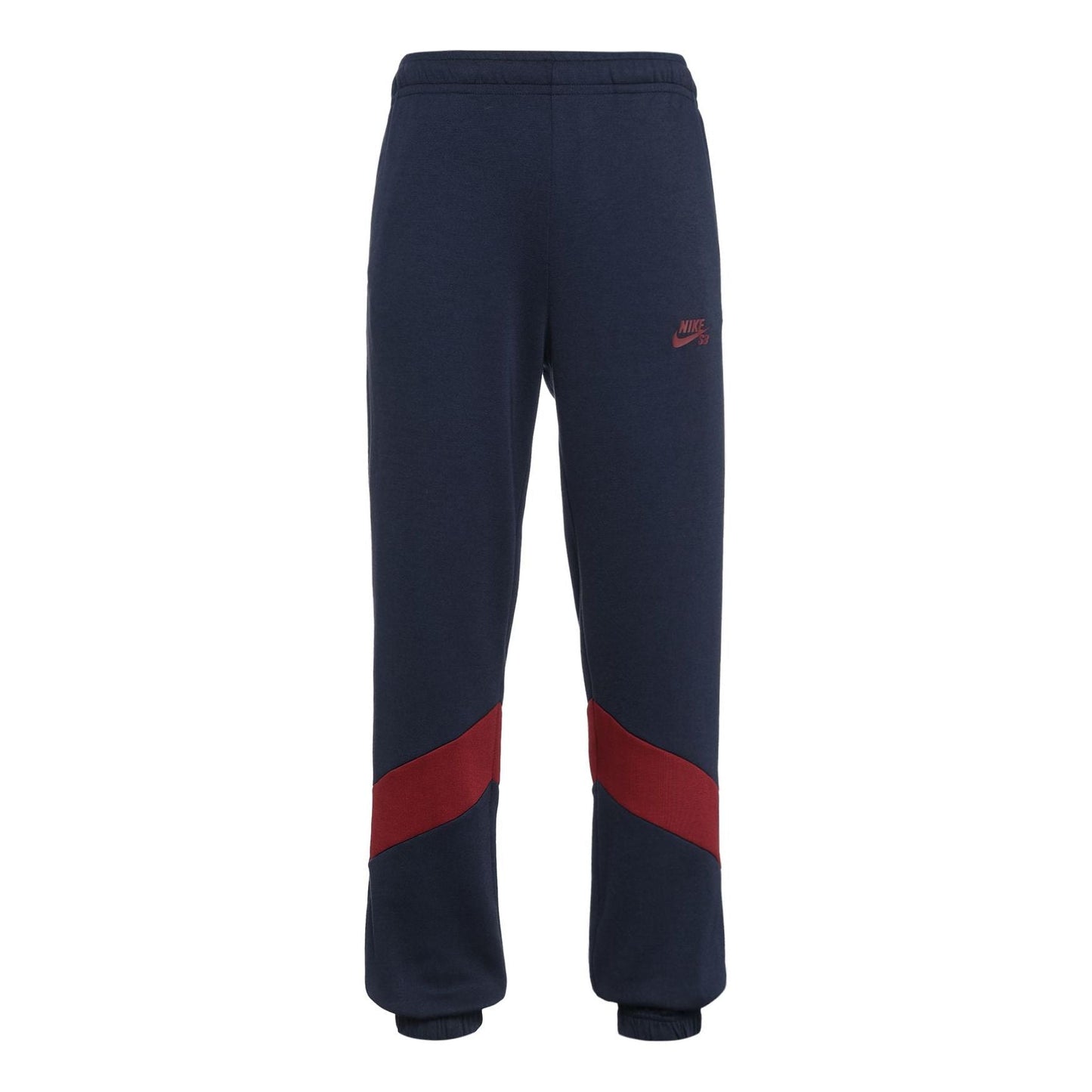 Nike SB Skateboard Colorblock Quick Dry Casual Bundle Feet Sports Long Pants Obsidian Color Black AT3502-451