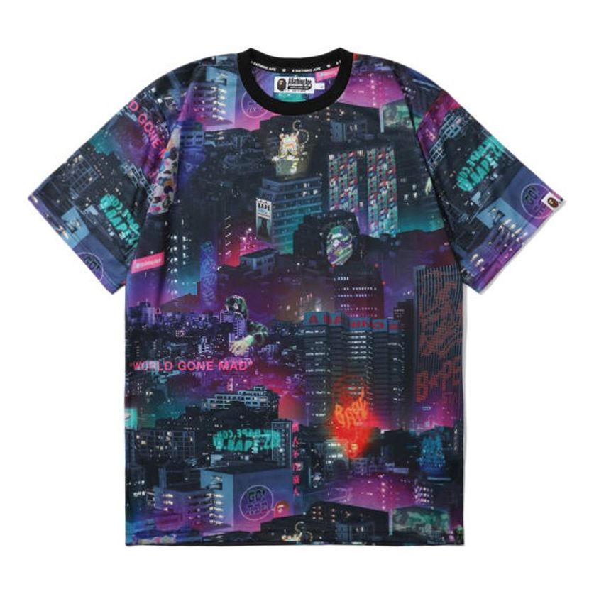 BAPE Pattern Short-sleeved MENS MULTI 1G30-109-013