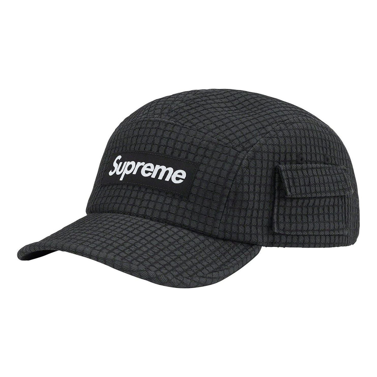 Supreme Denim Ripstop Camp Cap 'Black White' SUP-SS22-750