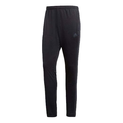 adidas Green Side Stripe Training Sports Pants Black AJ5563