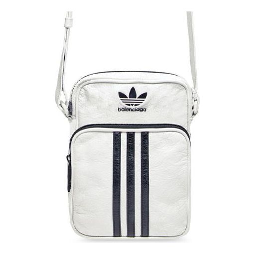 Balenciaga x adidas Small Crossbody Messenger Bag 'White Black' 721850210M49160