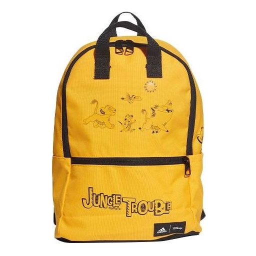 (GS) adidas X Disney Lion King Backpack 'Yellow Black' H44301