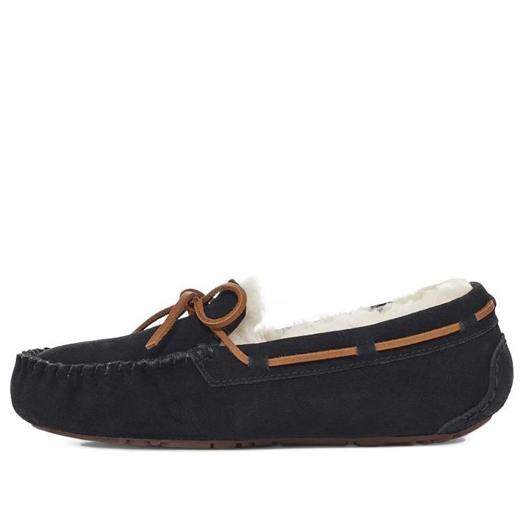 (WMNS) UGG Dakota Cozy Stay Warm Athleisure Casual Sports Shoe Black Fleece Lined 1107949-BLK
