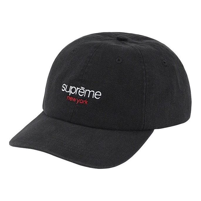 Supreme Classic Logo 6-Panel 'Black White' SUP-SS21-683