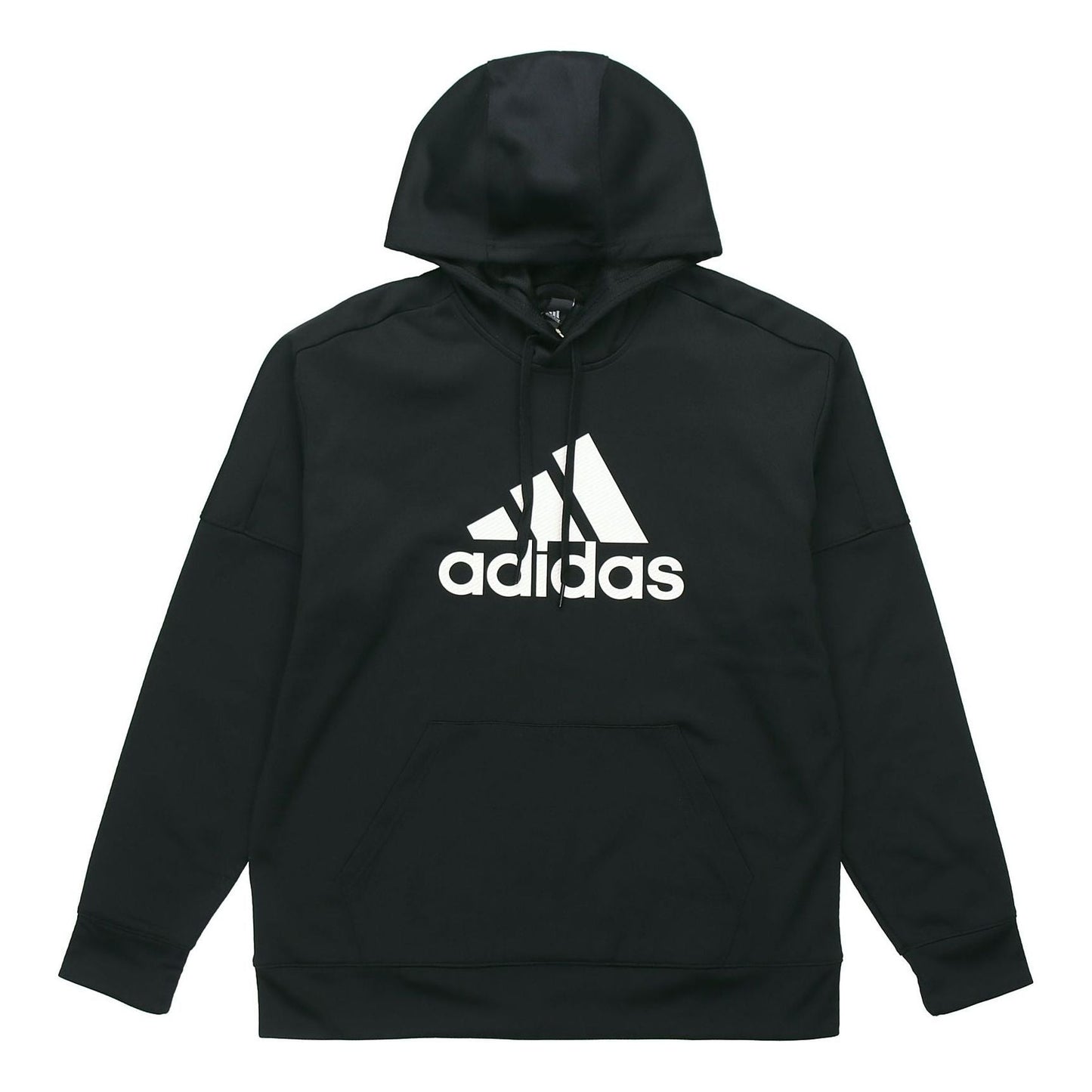 adidas Logo Printing hooded Pullover Sports Black DH9018