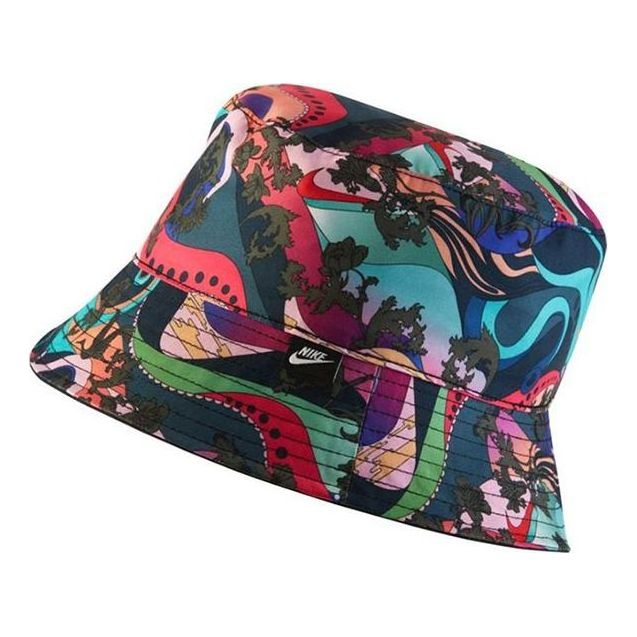 (WMNS) Nike NSW Bucket Hat 'Black multi-Color' CW5901-010