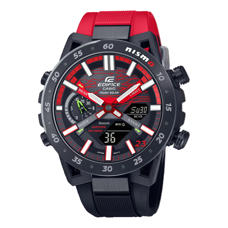 CASIO Digital-Analog 'Red Black Grey' ECB-2000NIS-1A