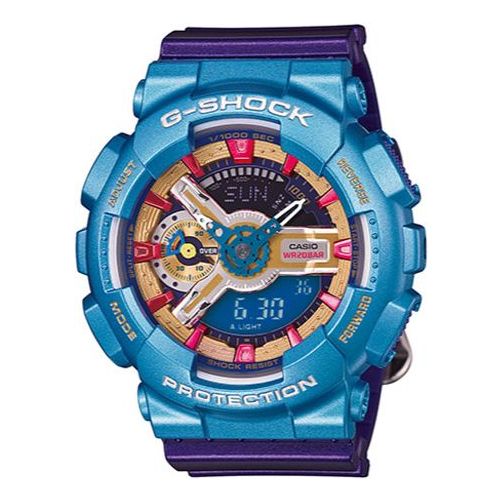 CASIO G-Shock Analog-Digital 'Blue Purple' GMA-S110HC-6A