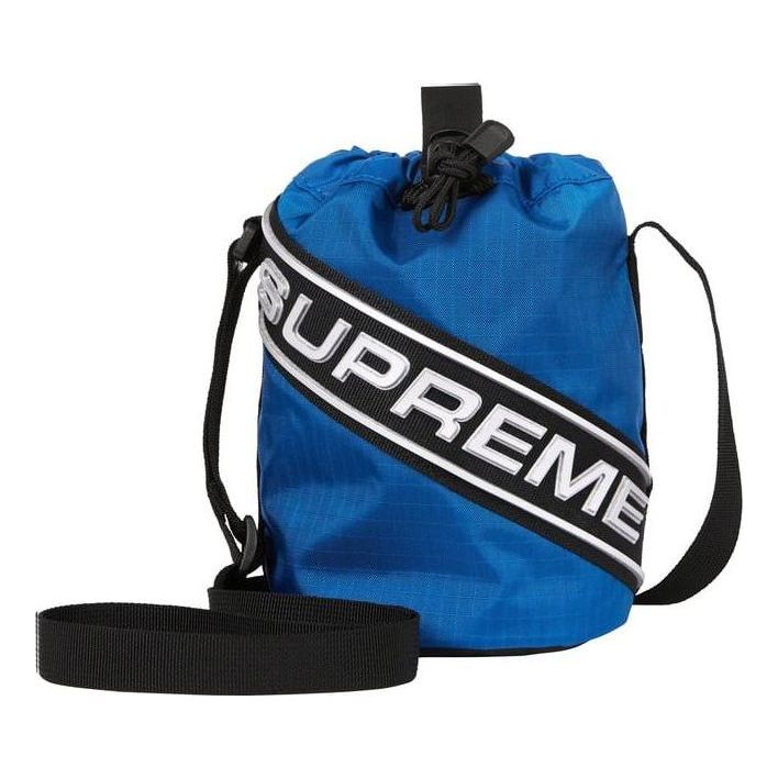 Supreme FW23 Small Cinch Pouch 'Blue' SUP-FW23-0824