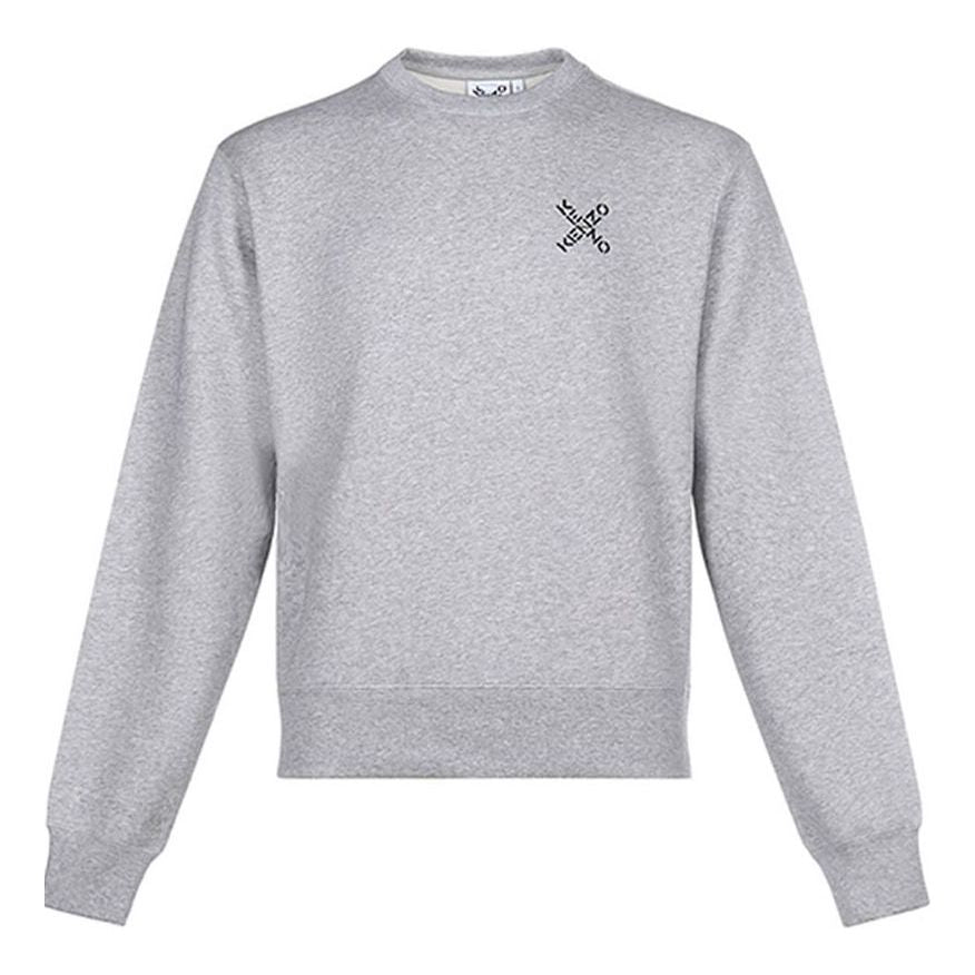 Men's KENZO FW20 Little X Fleece Lined Sports Pearl Gray FA65SW0014MS-94
