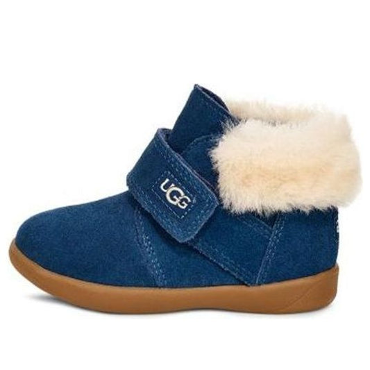 (PS) UGG Nolen fur Short Boots Deep Blue 1106229T-NWNV