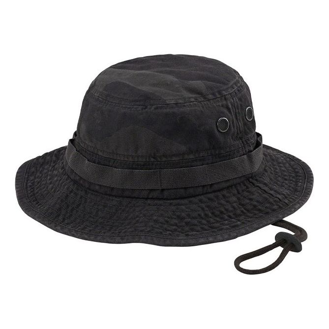 Supreme Overdyed Camo Boonie 'Black' SUP-SS21-869