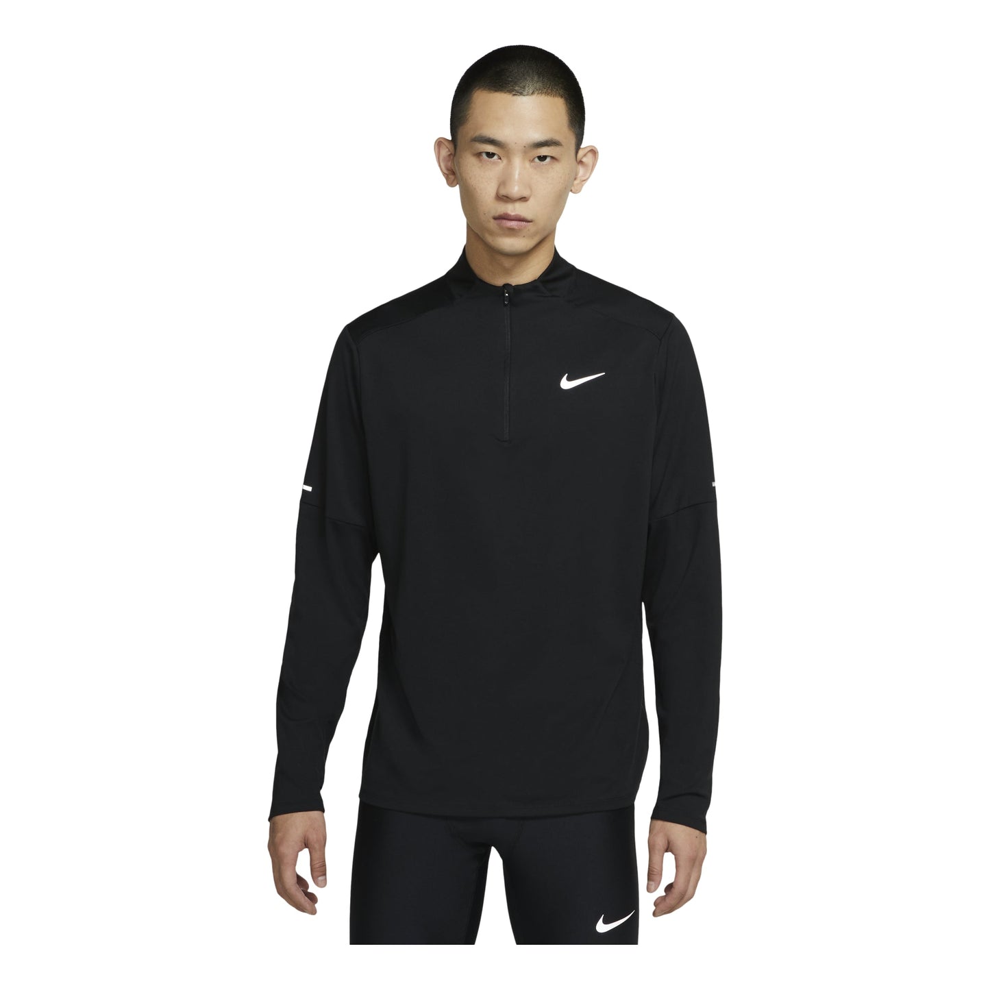 Nike Nk Df Elmnt Top Hz Casual Breathable Sports Long Sleeves Black DD4757-010