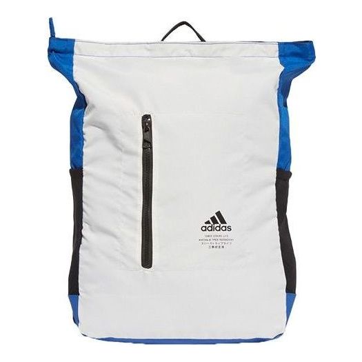 adidas Classic Top-Zip Backpack 'White Blue' FT8756