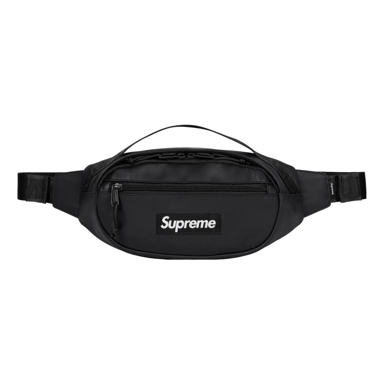 Supreme Leather Shoulder Bag 'Black' SUP-FW23-0832