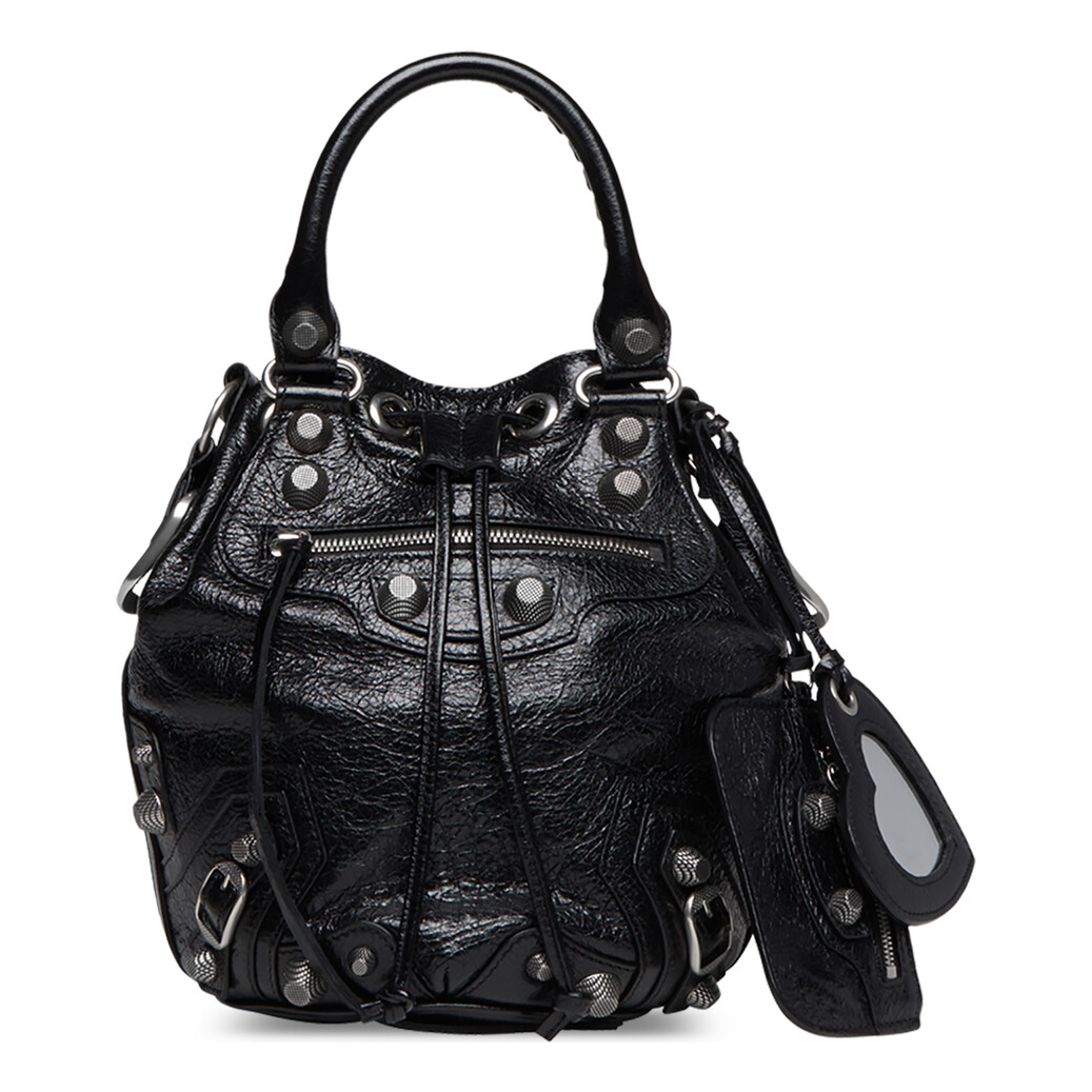 (WMNS) Balenciaga Le Cagole Small Bucket Bag 'Black' 7024321VG9Y1000