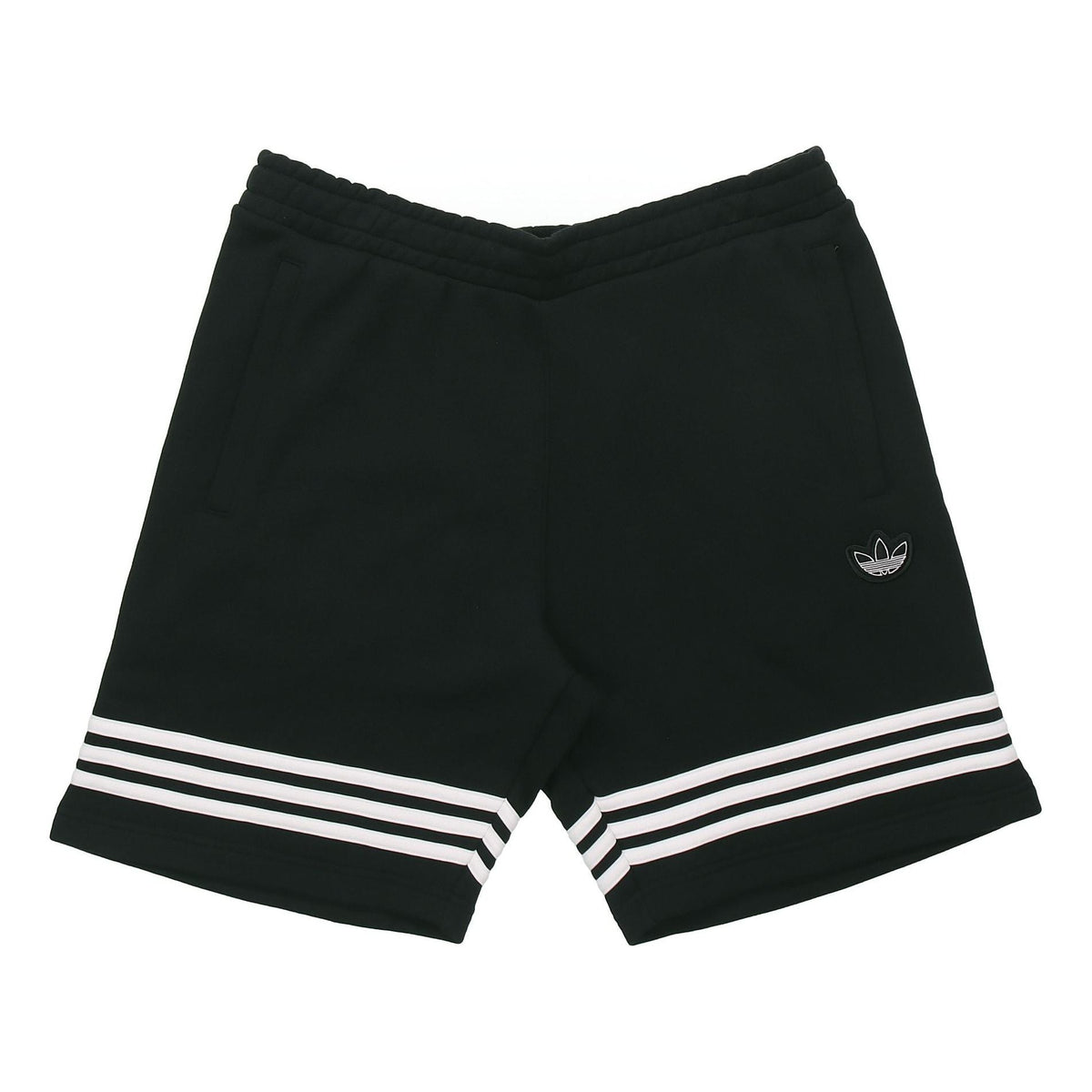 adidas originals Outline Short Hollow Out Logo Sports Shorts Black FM3877