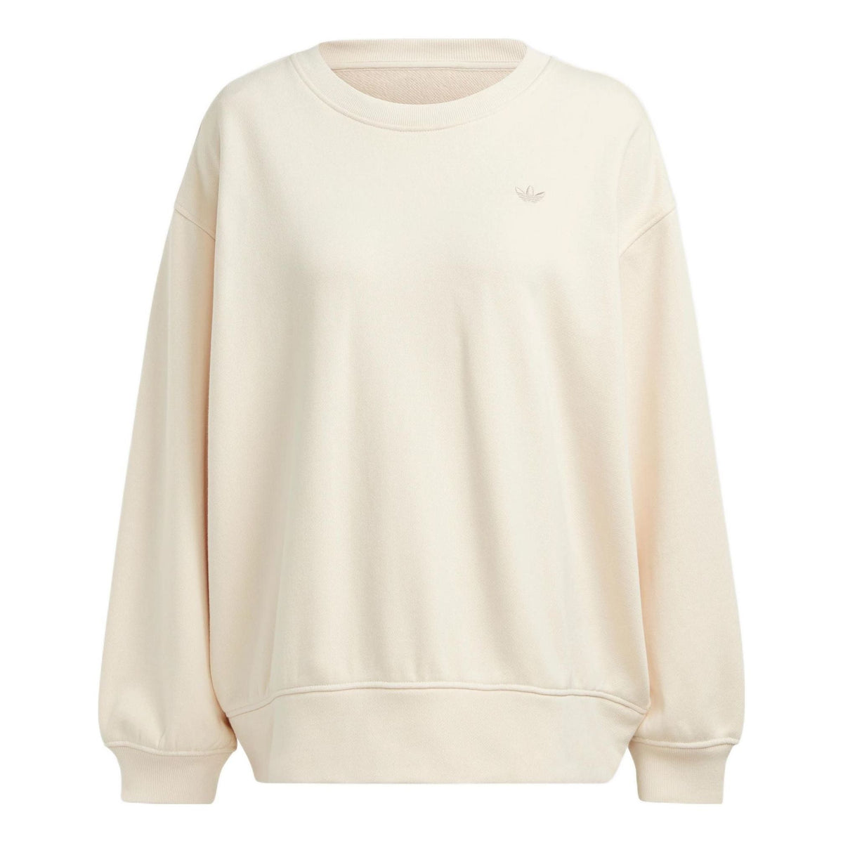 (WMNS) adidas Premium Essentials Oversized Sweatshirts 'White' IC4977