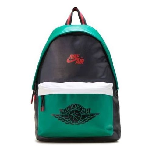 Air Jordan 1 Backpack 'Green Black' 9A0390-085