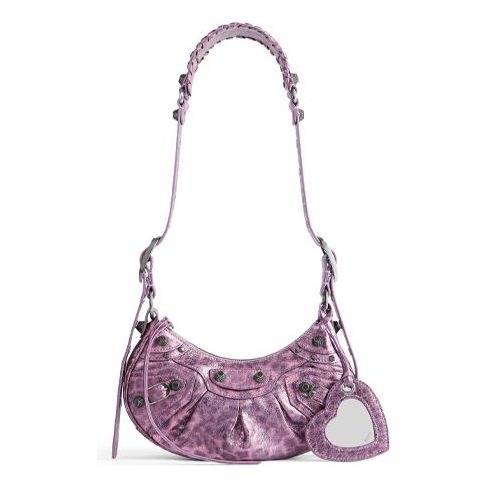 (WMNS) Balenciaga Le Cagole XS Shoulder Bag With Leopard Print 'Pink' 6713092AAV75651