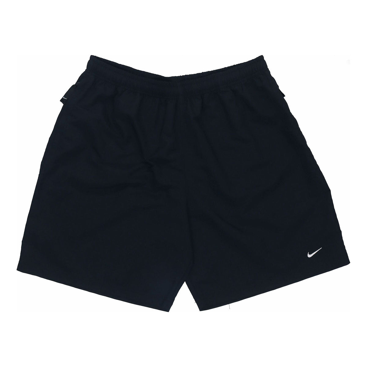 Nike Logo Micro Mark Breathable Solid Color Shorts Couple Style Black DM4402-010