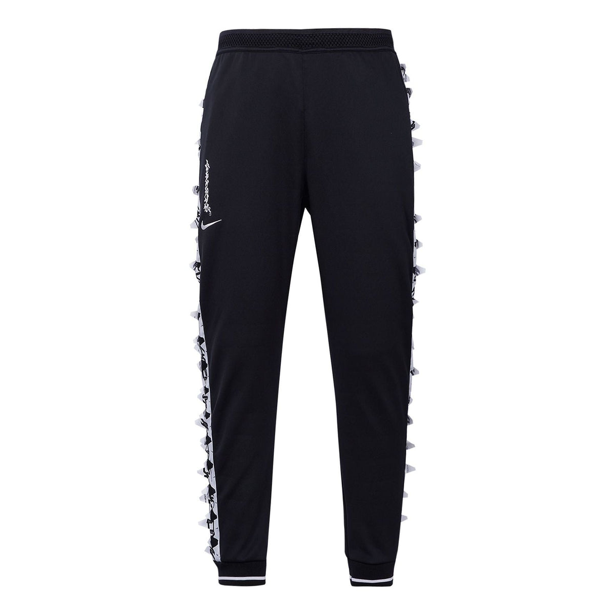 Men's Nike x ACRONYM Crossover Contrasting Colors Stripe Elastic Waistband Sports Pants/Trousers/Joggers Black CZ4676-010