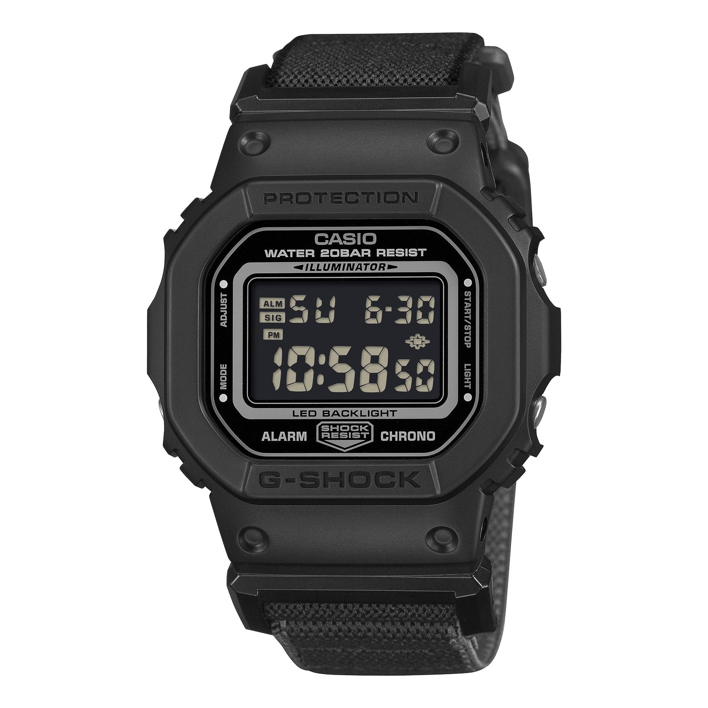 CASIO G-Shock 5600 Series Digital 'Black' DW-5600MNC-1