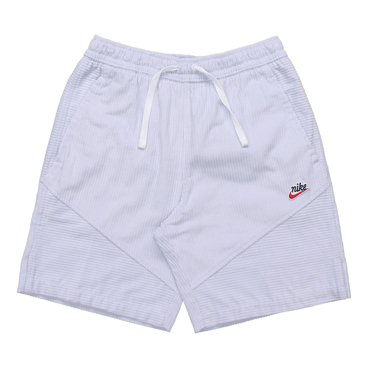 Nike Sportswear Heritage Windrunner Splicing Corduroy Sports Short Pant Male WhiteGold DA0030-043