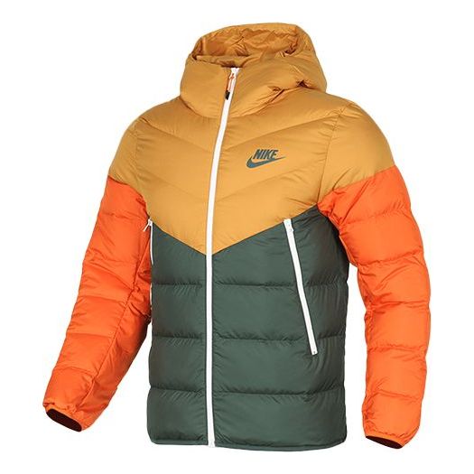 Nike Sportswear Windrunner Down Fill 'Orange Green' 928834-727