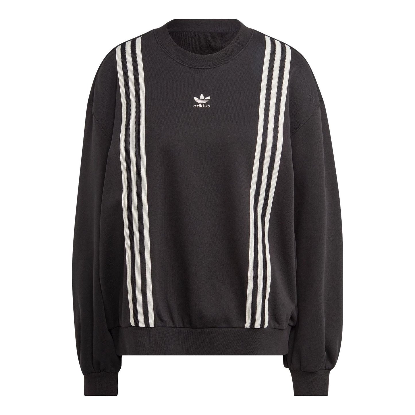 (WMNS) adidas Adicolor 70s 3-Stripes Sweatshirt 'Black' IK7869