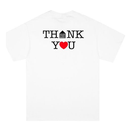 NOAH x DSM Thank You Core Unisex Logo Printing White T47SS20DSM