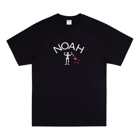 NOAH Nyc Blackbeard Logo Tee Black Skeleton Short Sleeve Unisex T5FW19BLK
