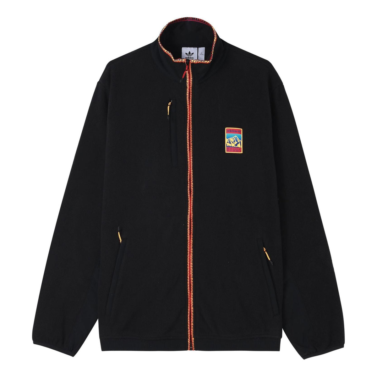 adidas originals Adplr Pf Tt polar fleece Athletics Sports Jacket Black GP1113