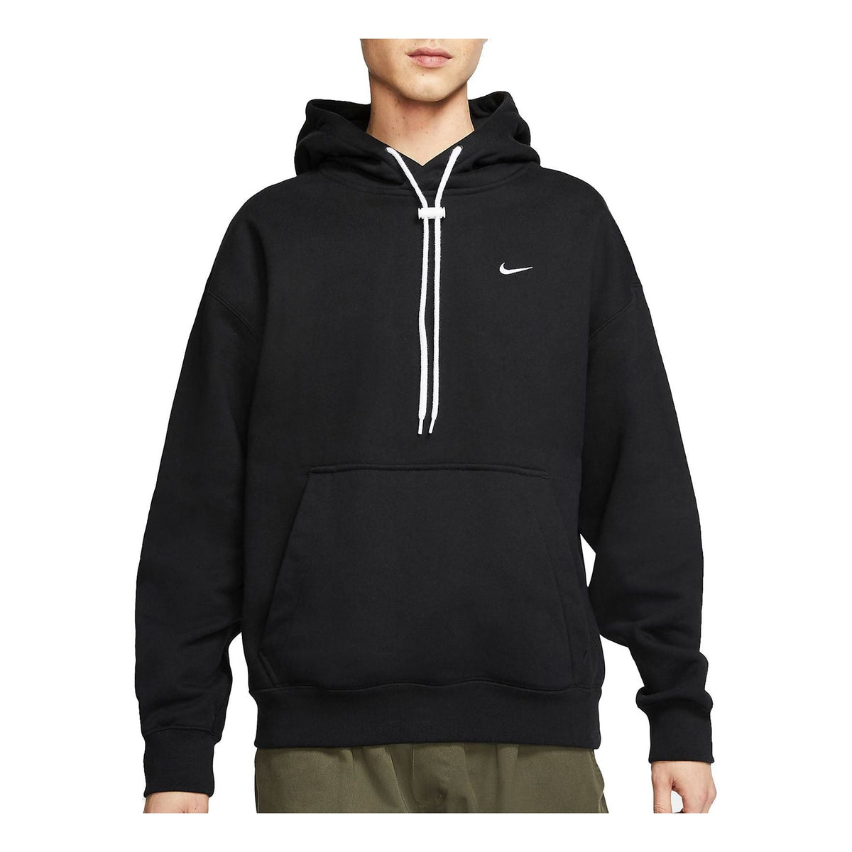Nike Lab Solid Hooded Sweatshirt For Men Black CD6393-011