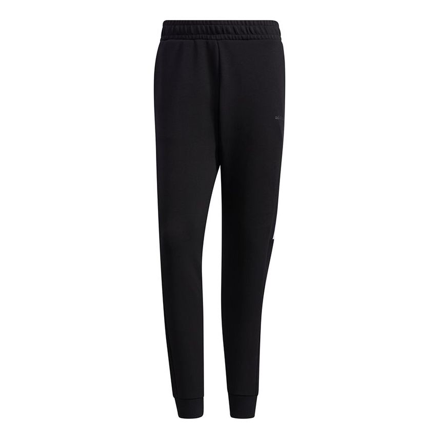 adidas neo M Cs Db Tp 2 Logo Stripe Athletics Sports Knit Bundle Feet Pants Black GP5681