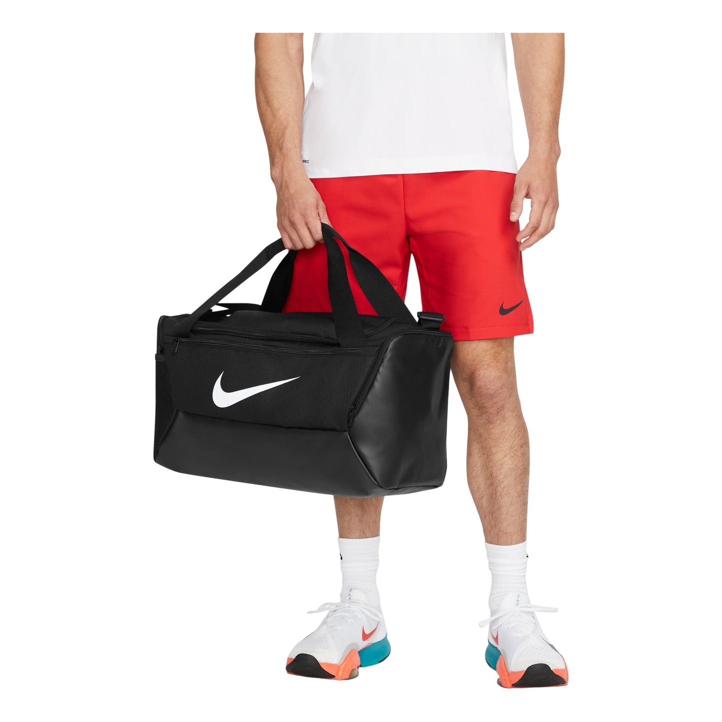 Nike Brasilia 9.5 Training Duffel Bag Small 'Black White' DM3976-010