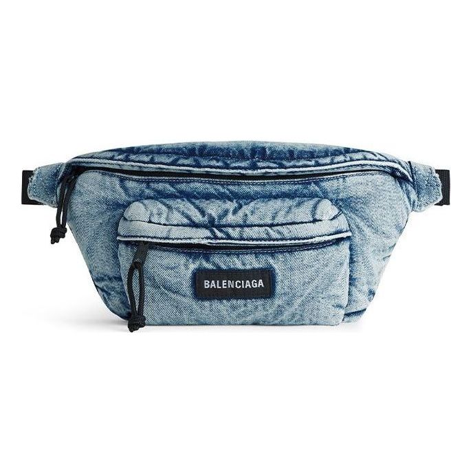 Balenciaga Explorer Beltpack Denim 'Faded Blue' 7558032AAHB4652