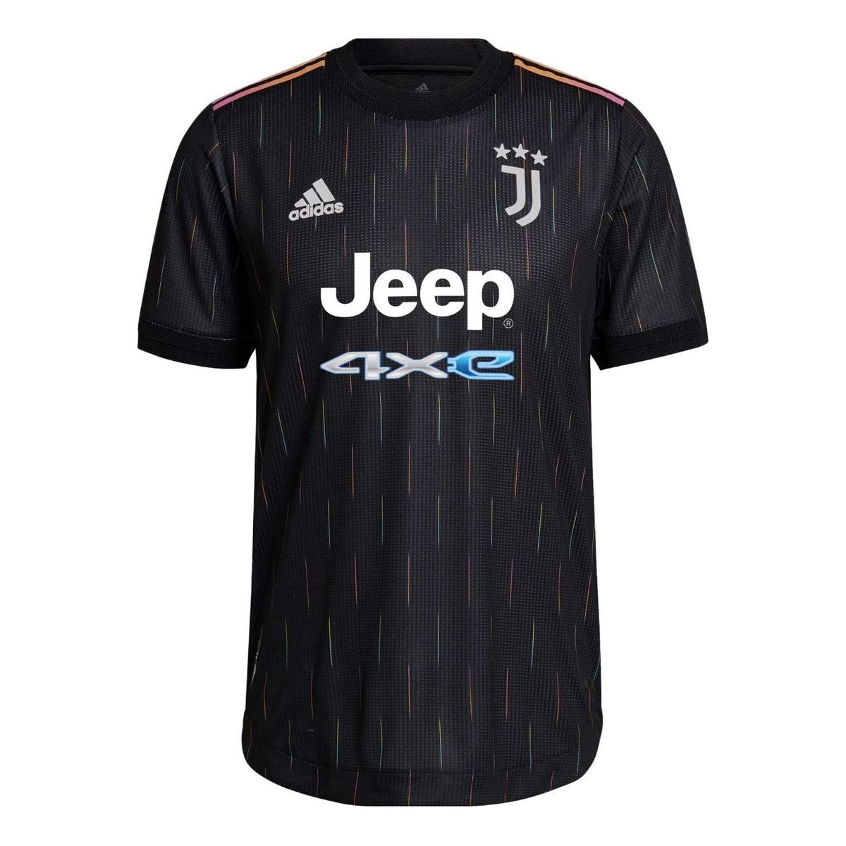 adidas JUVE Away Authentic Jersey Asia Sizing 'Black' GS1437